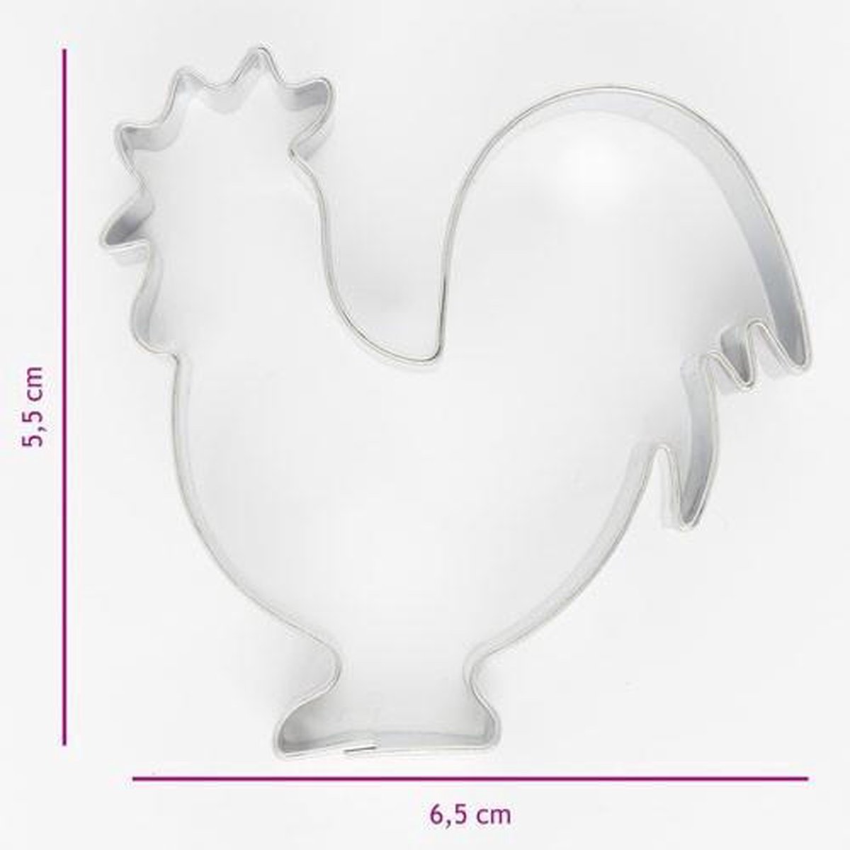 Koekjes Uitsteker Haan 6,5 cm