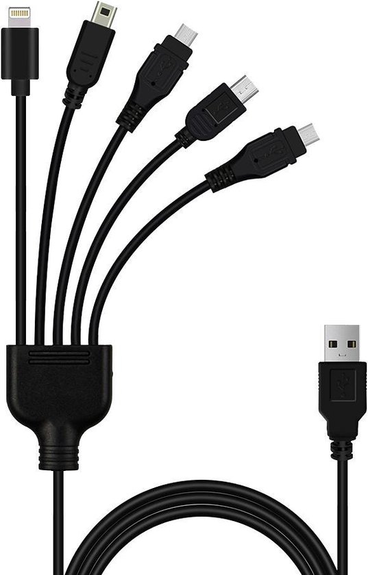 Universele USB oplaadkabel voor PS4 PS3 en Switch Pro controllers iPhones  iPads en... | bol.com