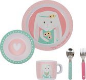 Little Dutch Melamine Servies 5-delig - Roze