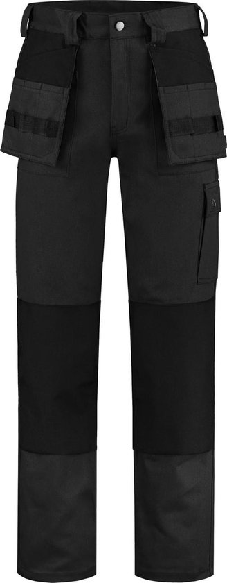 Pantalon de travail Yoworkwear 100% coton noir taille 66 | bol.com