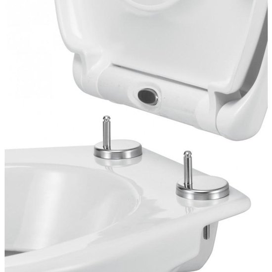 Ben Slim toiletbril met softclose en quickrelease mat azuur