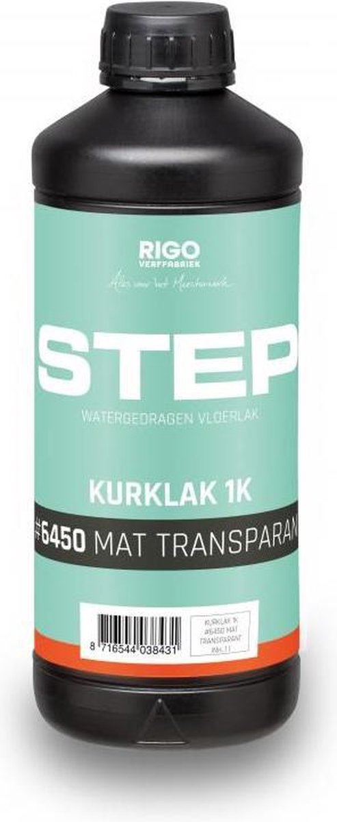 Rigostep STEP Kurklak 1K Mat Transparant #6450 - 1 liter
