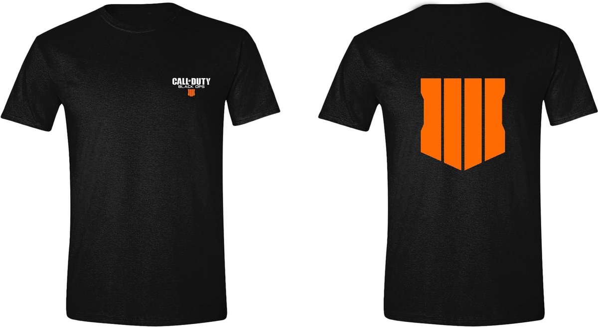 Call of Duty: Black Ops 4 - 4 Shield Icon Mannen T-Shirt - Zwart - S