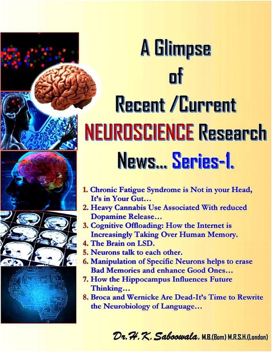 “A Glimpse of Recent/Current NEUROSCIENCE Research News- S ... - cover