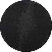 Placemat Round Black 38 Cm, Set Of 6 Pieces