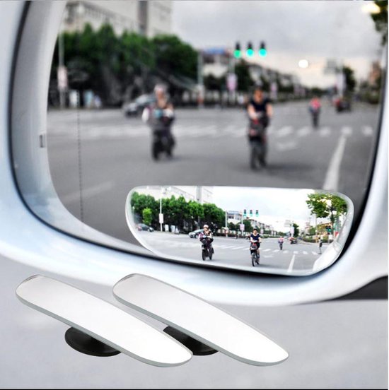 Cabantis Dodehoekspiegel set van 2|Autospiegel|Veiligheid|Parkeren|2x Rechthoek-vormig