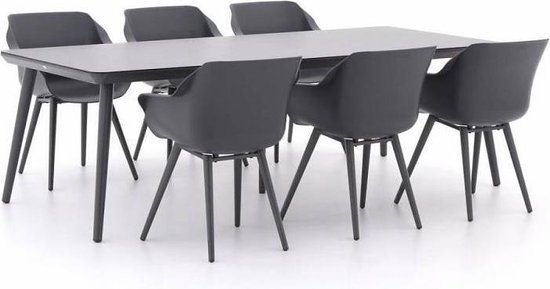 neus Gloed Aanpassen Hartman Tuinset Sophie - Tuintafel Studio HPL - L240 x B100 x H75 cm + 6  stoelen... | bol.com