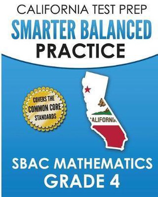 CALIFORNIA TEST PREP Smarter Balanced Practice SBAC Mathemat ... - cover