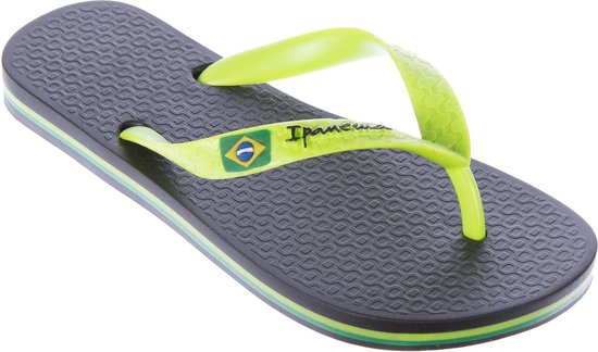 Ipanema Classic Brasil II  Slippers - Maat 38 - Unisex - zwart/groen