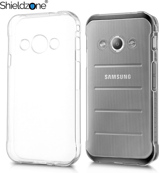 Doordringen ik zal sterk zijn in het midden van niets Shieldzone - siliconen hoesje voor Samsung Galaxy Xcover 3 transparant |  bol.com