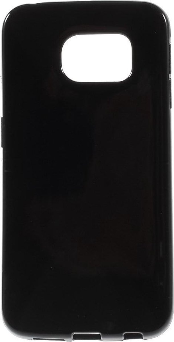 Samsung Galaxy S6 Edge silicone gel hoesje zwart