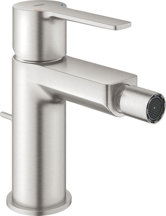 GROHE Lineare New bidetkraan S-size met waste supersteel