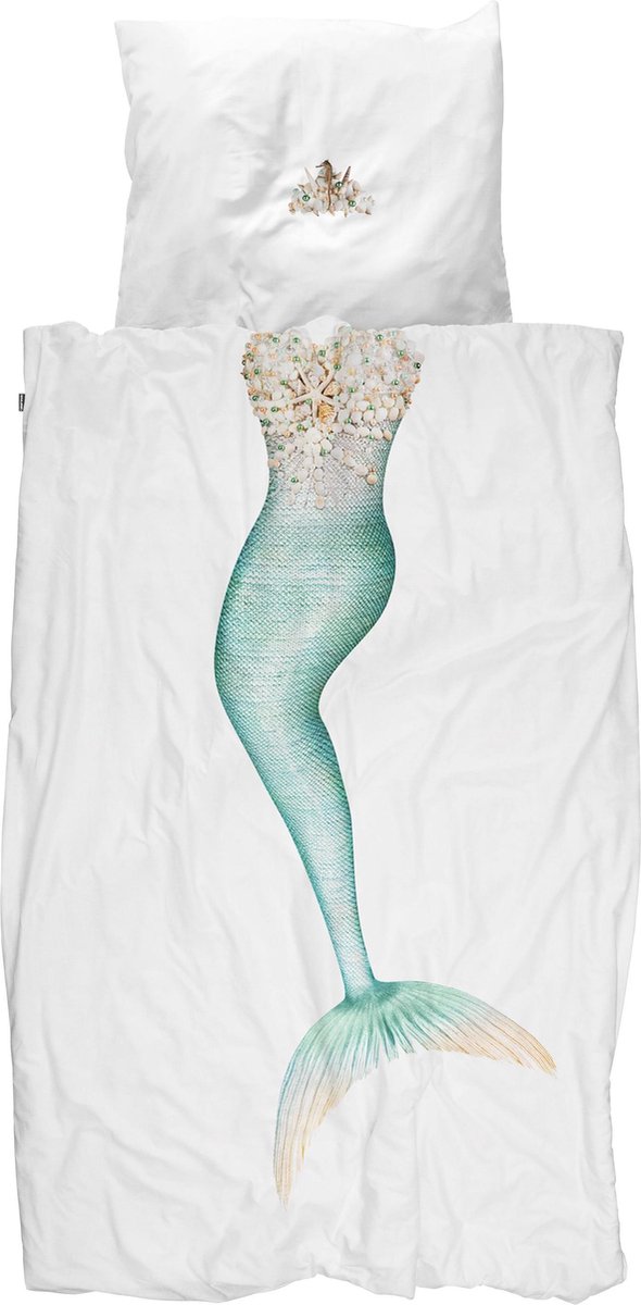 voorraad Uitstekend partij Snurk dekbedovertrek Mermaid - 1-persoons (140x200/220 cm incl. 1 sloop) |  bol.com