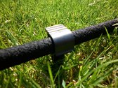 100 Gardenix Grondpennen voor het bevestigen van Tuinslang / Druppelslang Voor slang van 16mm