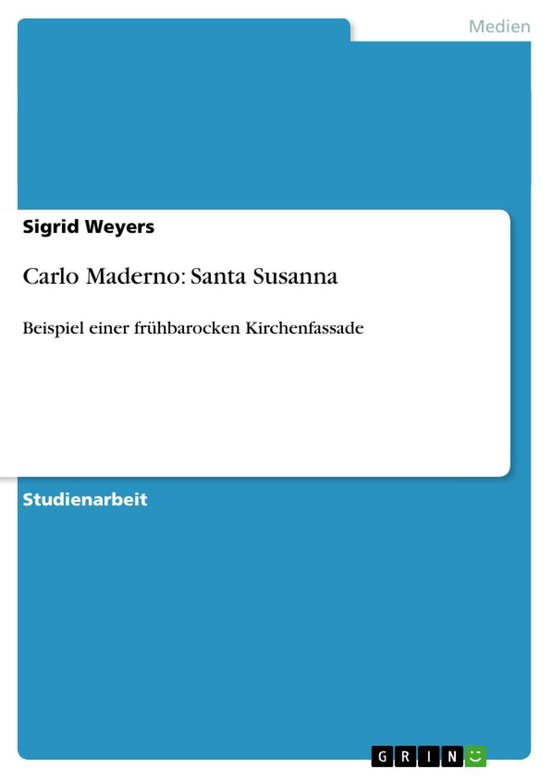 Carlo Maderno - cover
