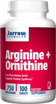 Arginine + Ornithine 750 mg (100 Tablets) - Jarrow Formulas