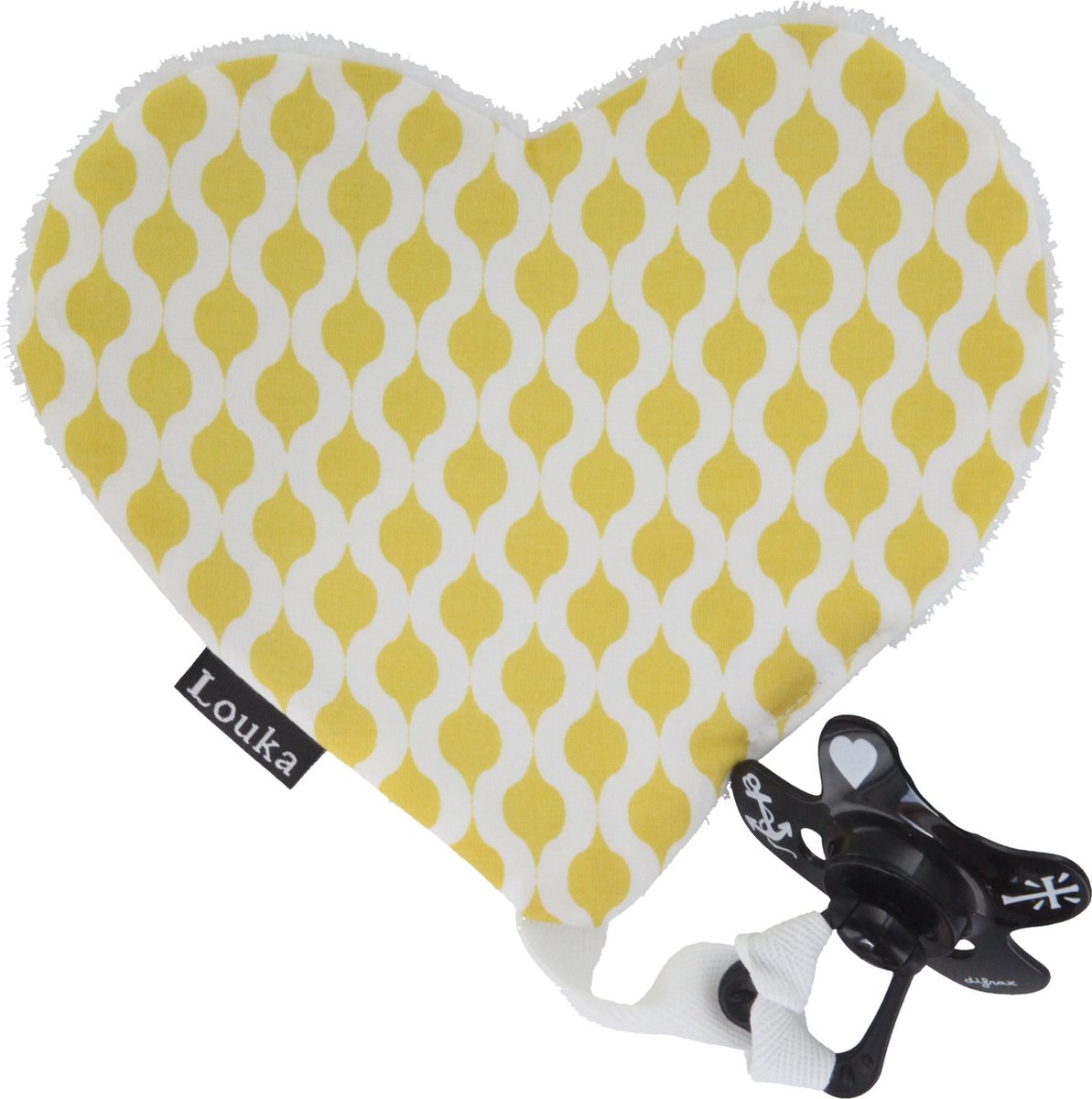 Goedkoopste Louka speendoekje vintage geel