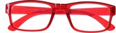 Lifetime-vision Leesbril Opvouwbaar Unisex Rood Sterkte +2.50