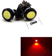 23MM LED - Eagle Eye - Rood - Waterproof