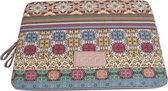 Lisen Laptop Sleeve tot 13,3 inch - 34,5 x 24 x 1,5 cm - Bohemian Style - Multicolor
