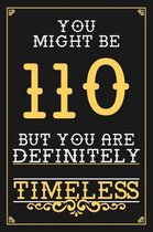 110th Birthday Journal