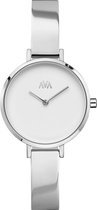 AVA Mani Petit Silver Vit - Dameshorloge - Staal - Zilver - Ø 32mm - Limited Edition