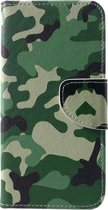 Huawei P30 Hoesje - Book Case - Camouflage