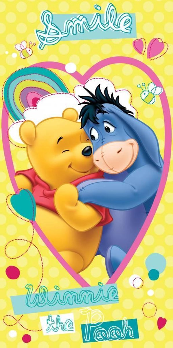 Disney Winnie the Pooh Smile - Strandlaken - 70 x 140 cm - Multi