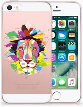iPhone SE | 5S Uniek TPU Hoesje Lion Color