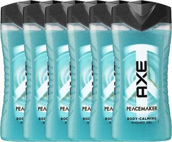 Axe Peacemaker For Men - 6 x 250 ml - Douchegel - Voordeelverpakking