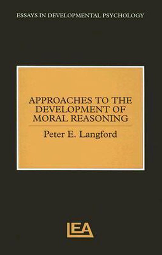 Approaches to the Development of Moral Reasoning - cover