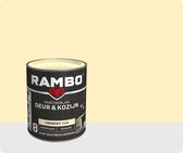 Rambo Deur & Kozijn pantser lak hoogglans dekkend crème wit 1110 750 ml