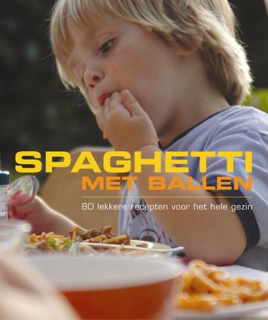 Cover van het boek 'Spaghetti met ballen' van Ineke van Essen en P. de Hamer