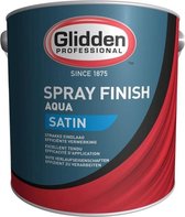 Glidden Aqua Spray Finish Satin Wit - Acryl - 2,5 Liter