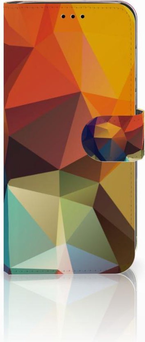 Huawei P20 Lite Book Case Polygon Color