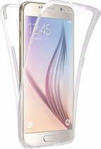 Samsung Galaxy S8 Case - Transparant Siliconen - Voor- en Achterkant - 360 Bescherming - Screen protector hoesje - (0.4mm)