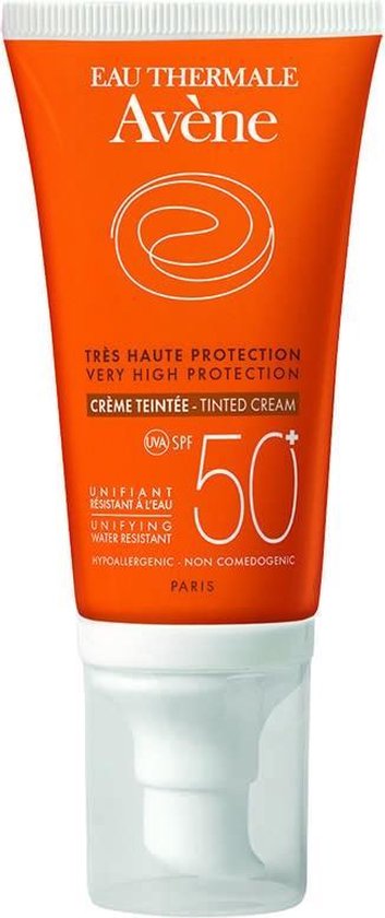 Avène - Sun Protection Spf 50+ Cream Tinted - Zonnebrand - 50 ml | bol.com