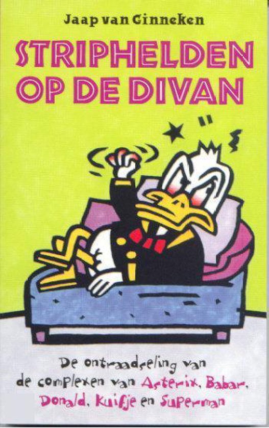 Cover van het boek 'Striphelden op de divan'