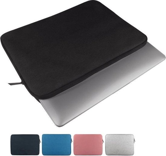 Universele 14 Inch Laptop Soft Sleeve -  Notebook Bescherming Case Cover Hoes Geschikt Voor HP/Apple Macbook/Dell/Asus/Acer/Samsung - Zwart