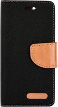 Canvas Wallet Case - Galaxy S8 Plus - Zwart - JEANS