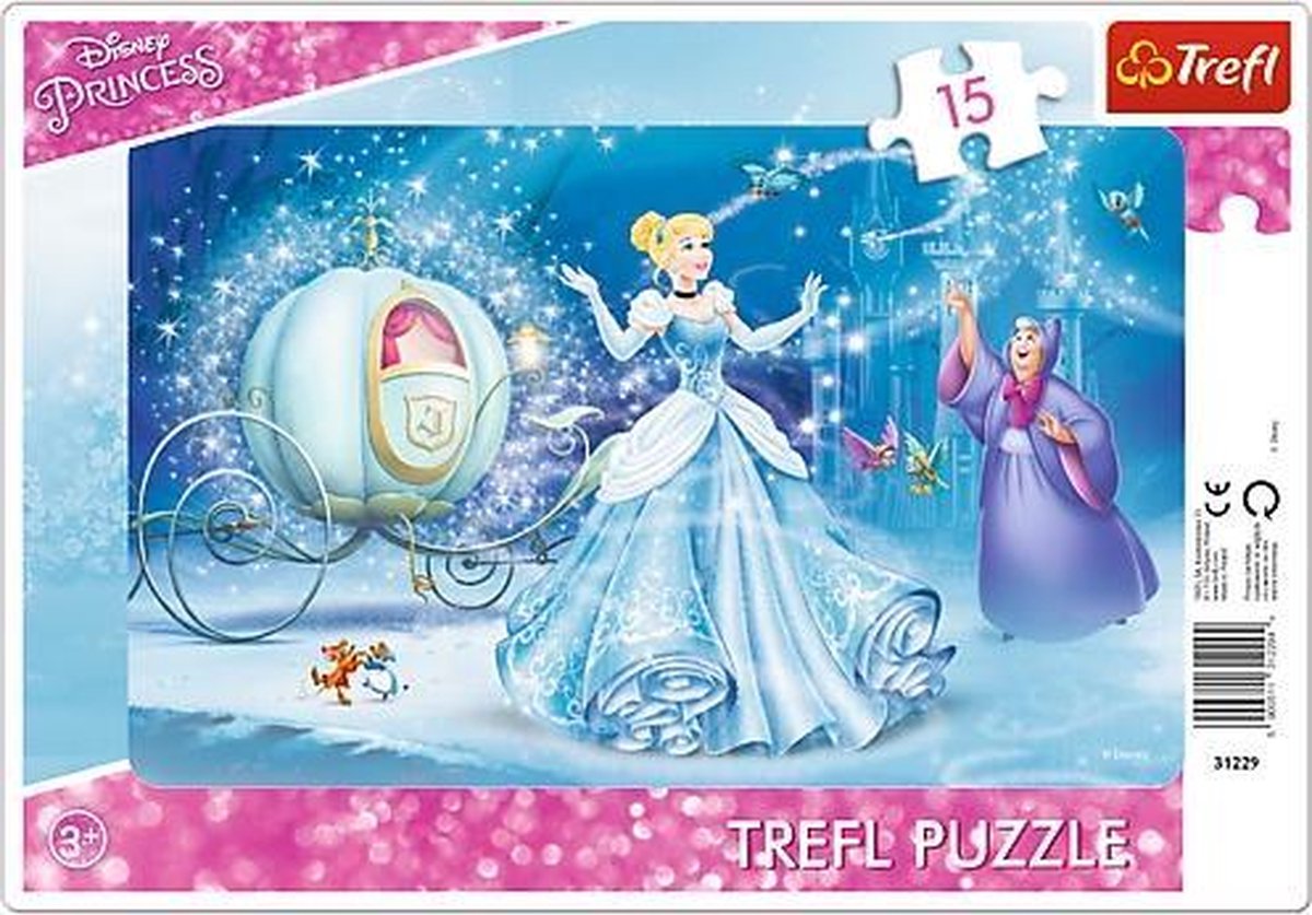 Trefl Puzzel 15 Stukjes met Frame - Magische Nacht