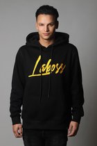 Laboss Embroidery Logo Hoodie Zwart - Unisex - Maat S