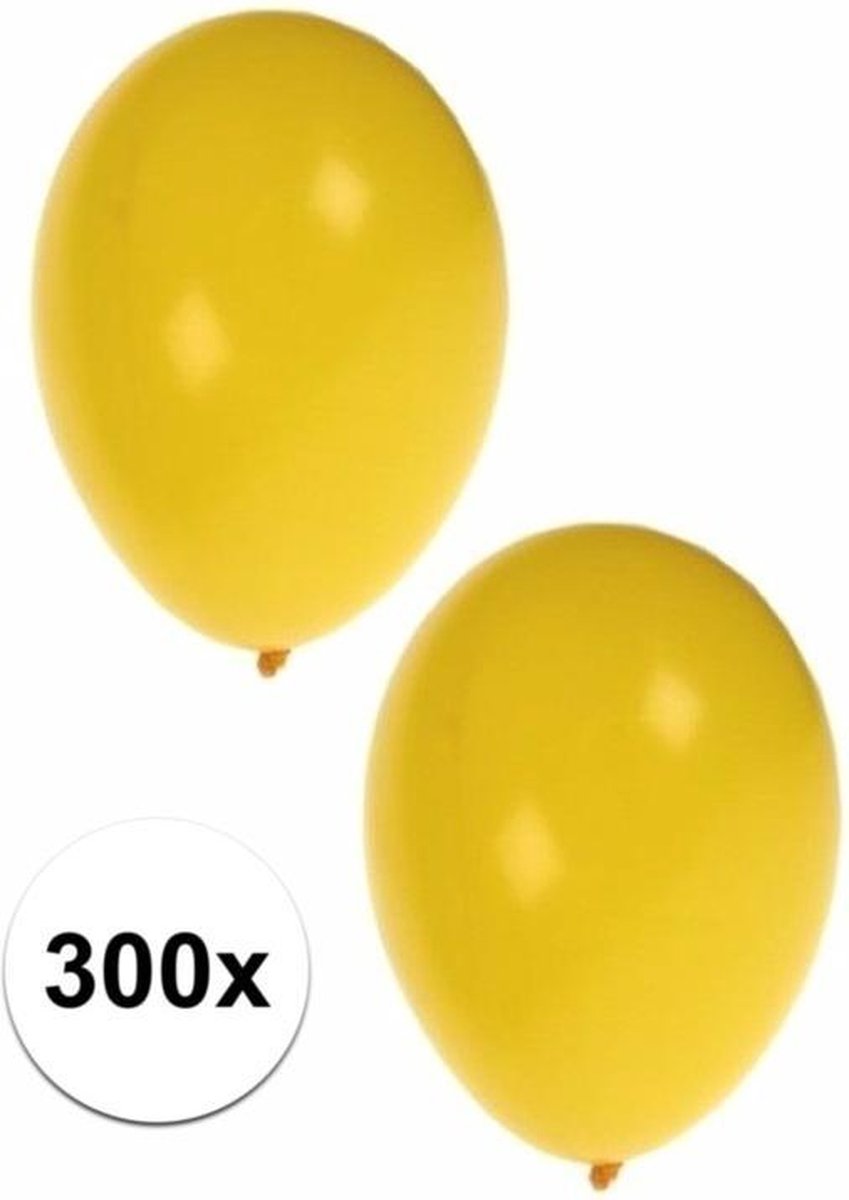 Gele ballonnen 300 stuks | bol