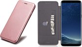 Samsung S8 Hoesje - Samsung Galaxy S8 Hoesje - Book Case Slim Wallet Roségoud