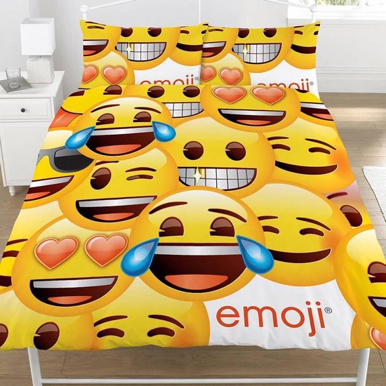 Emoji - Dekbed - Tweepersoons - 200 x 200 cm -