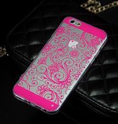 Apple Iphone 6 / 6S Zacht siliconen design hoesje (donker roze)