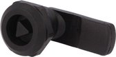 Kunststof kantelslot - Driehoek T9 - M22 - 12mm afsluithendel