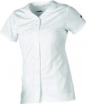 Worth Womens Full Button Softball Jersey - White - X-Large