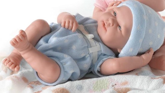 reinigen native Initiatief Berenguer babypop La Newborn 38 cm Jongetje Lichtblauw | bol.com