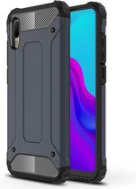 Armor Hybrid Back Cover - Huawei Y6 (2019) Hoesje - Donkerblauw